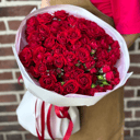 Букет «Огненный» из роз