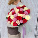 Букет «Всё о любви М» из роз