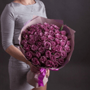 Букет из 51 розы "Лиловые мечты"