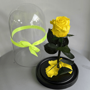 Роза в колбе мини