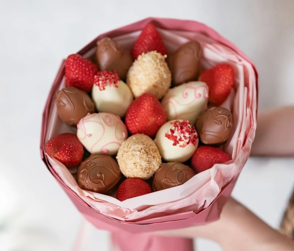 Strawberry bouquets