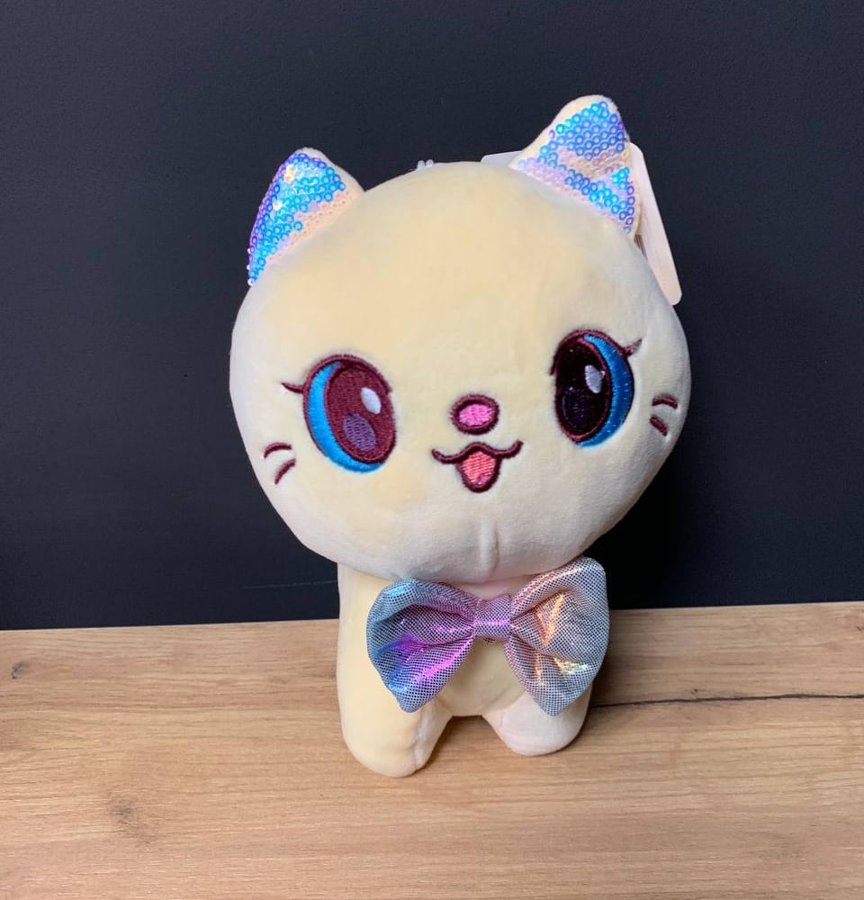 Кошка желтая 22 см