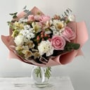 Букет Алина из роз и хризантем