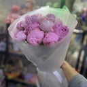 Букет из 9 пионов