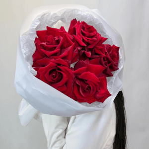Букет из красных французских роз