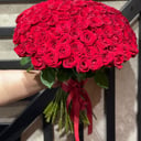 Букет «101 красная бархатная роза»