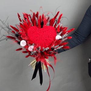 Букет из сухоцветов Сердце