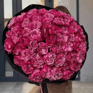 Букет «51 одноголовая пионовидная роза»