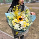 Букет «Buket 03» из роз и эустом