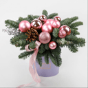 Шляпная коробка с цветами «Лесная принцесса»