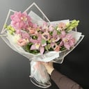 Букет «Музыка сердца» из орхидей и экзотических цветов