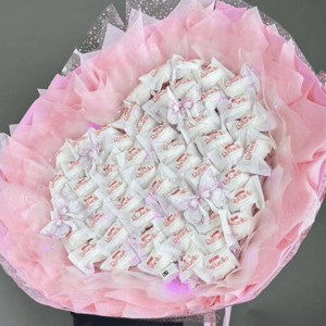 Букет конфет сердце