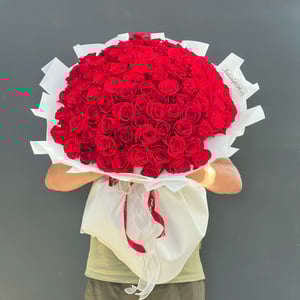Букет из 101 розы "Любовь навсегда"