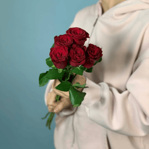 Букет «5 роз кения 42см»