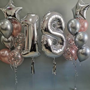 Набор шаров 393 - с цифрами 18