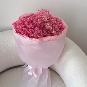 Моно букет из семи гипсофил