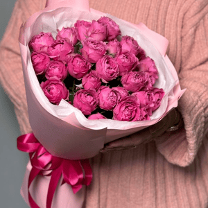 Букет Мисти баблс из роз