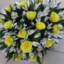 Букет «Причуда» из альстромерий и роз