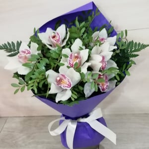 Букет «Орхидея белая»