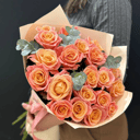 Букет «Розовый закат»