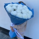 Букет-гигант из одноголовых хризантем