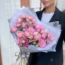 Букет «Джениста» из роз и гербер