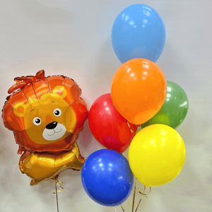 Набор шаров с гелием 408 -львенок
