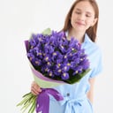 Букет «Blue Magic» из ирисов