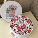 Подарочный набор «Ромашки, розы и раффаэлло»