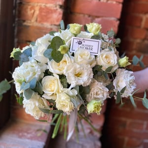 Букет невесты "Белый вальс"