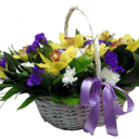 Свежесть из орхидей и ирисов