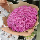 Букет «51 Розовая роза»