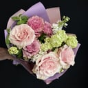 Букет «Розовое лето»