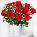 Букет «Алые паруса» из гипсофил