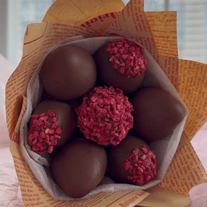 Букет из клубники в шоколаде