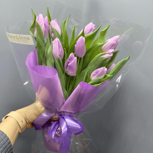 Букет из 9 тюльпанов
