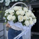 Корзина из 51-ой Эквадорской розы