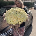 Букет «101 Белая Роза»