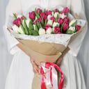 Букет «Весеннее чувство» из тюльпанов
