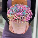 Шляпная коробка с цветами «Надежда»