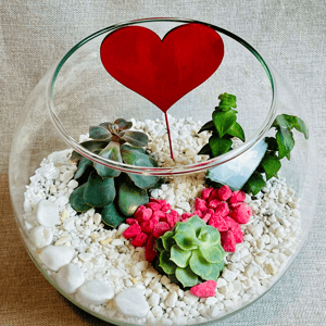 Флорариум "Два сердца"