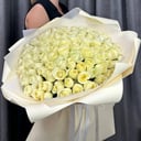Букет «101 роза белая»