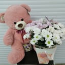 Подарочный набор «Тёплые объятия.» из хризантем