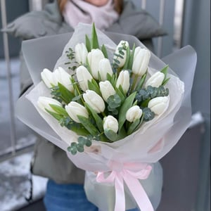 Букет «Весенний день» из тюльпанов