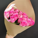 Букет «19 розовых кенийских розочек»