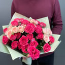 Букет «Микс из кустовых роз»