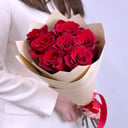 Букет «Роза красная 7шт»
