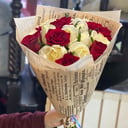 Букет «Огненная коллаборация» из роз