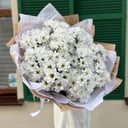 Букет «11 хризантем в крафте»