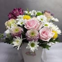 Коробка с цветами «Композиция с розами»